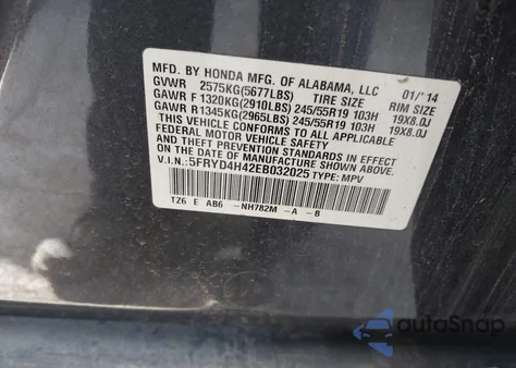 2014 Acura Mdx Technology Package z USA, uszkodzony, nr VIN 5FRYD4H42EB032025